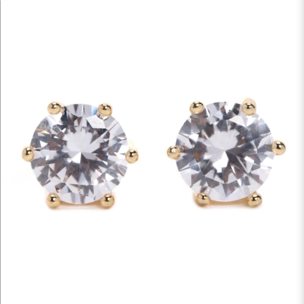 Rhinestone Stud Earrings